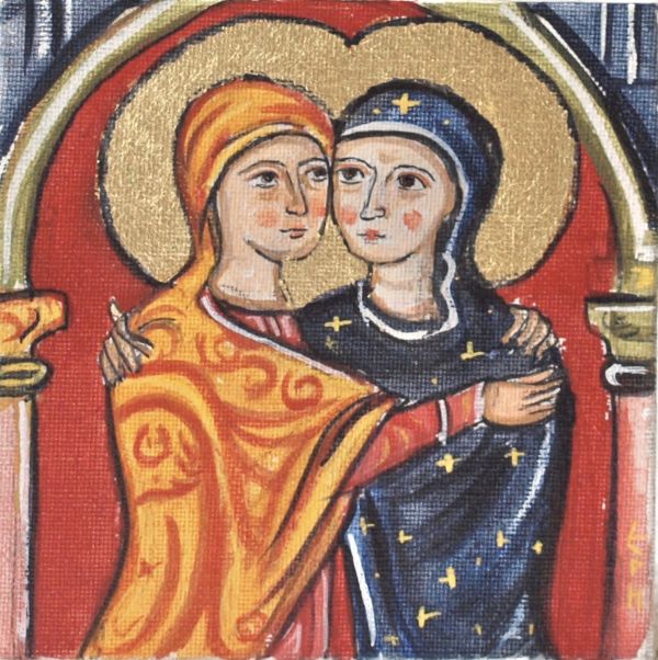 Two women in the dance of the Spirit