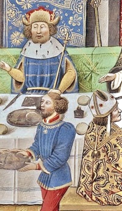 Head and unfortunate, at the Eucharistic table