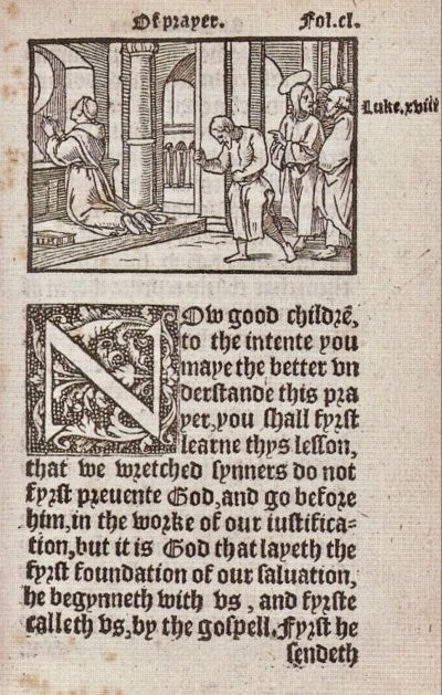 Prayer of Faith, or of manner. I-Farisee and I-Publican