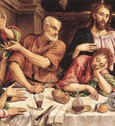 Addressing Peter, Jesus asks him to follow him [«Me, Follow» Jn 21:22] instead of worrying about the future of the beloved disciple.