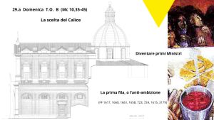 Scelta Francescana del Calice: mai in prima fila