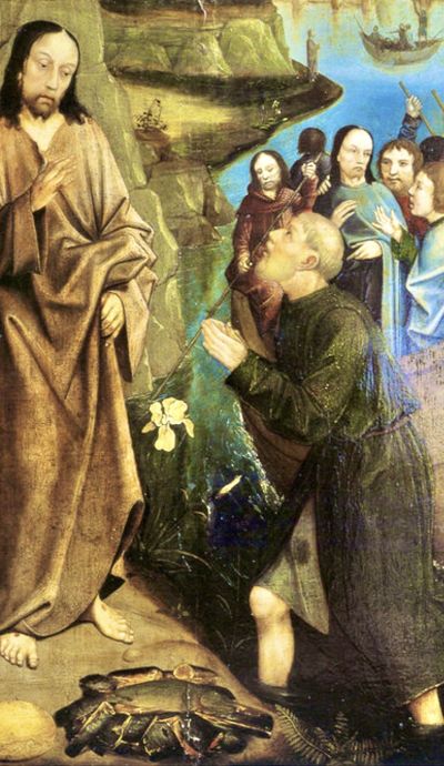 Collaboratori del grembiule, su una barchetta