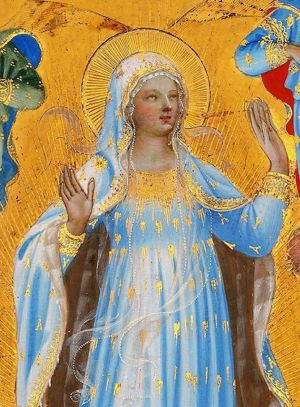 In the night of life look to the star, invoke Mary!